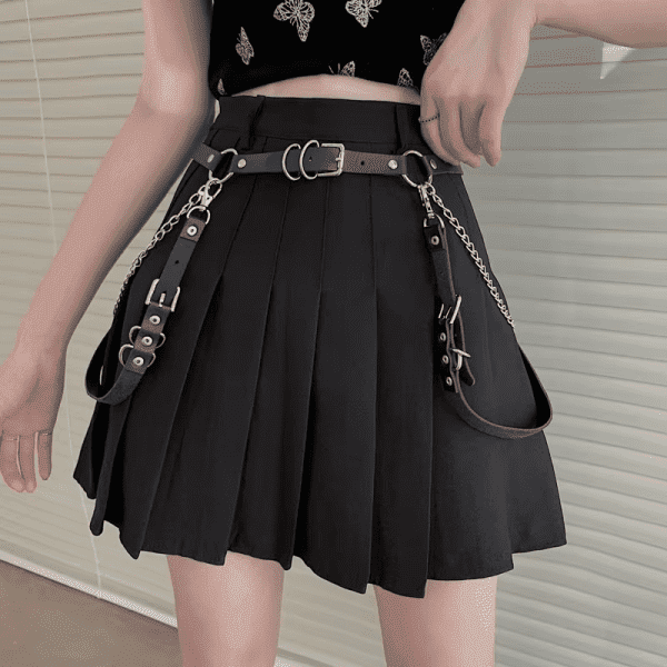 Woman Punk Hiphop Heart Belt Chain Leather Harness Leg Belt Gothic Adjustable Body Waist Strap Girl Dress Jeans Skirt Waistband - Image 9