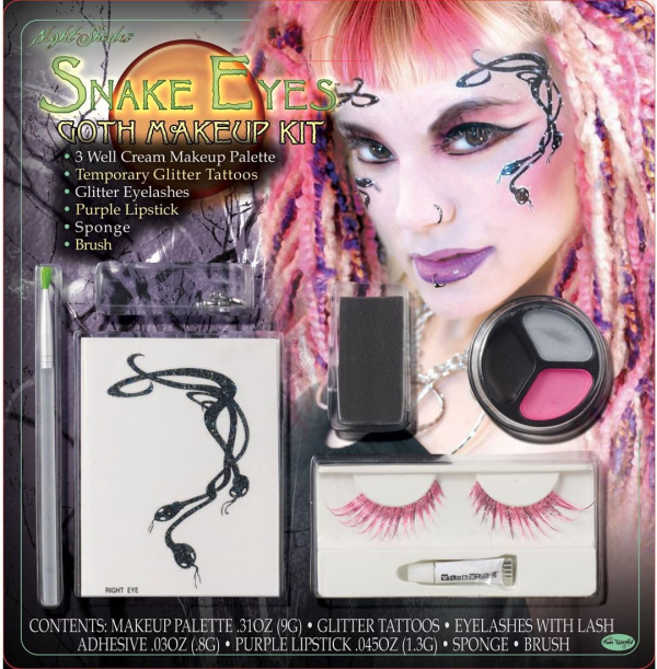 Spirit Snake Eyes Goth Makeup Kit