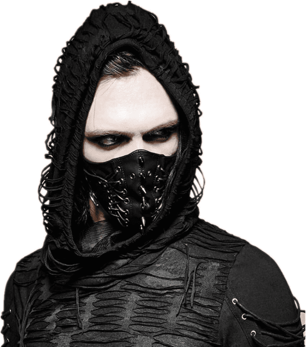 Men'S Punk Mask Party Streetwear Hip Hop Rock Motocycle Personality Cool Style Halloween Mask