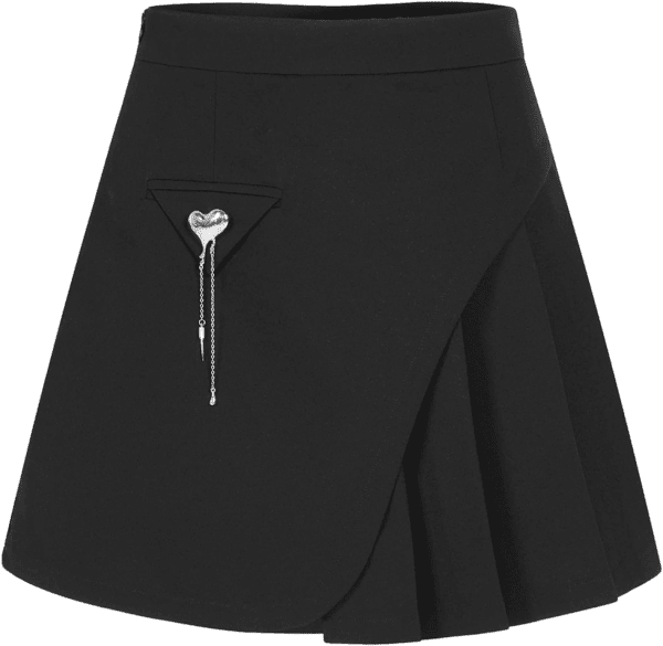 Gothic Pleated Skirt for Women Flared Skirt Mini Skirts Women'S High Waist Skater Cosplay Short A-Line Skirt