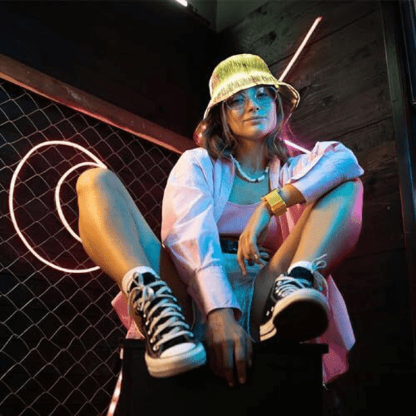 LED Bucket Hat, Rave Bucket Hat 7 Colors, Light up Hat Rave Accessory, Neon - Image 10