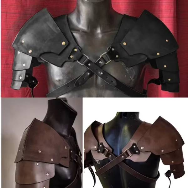 Medieval Warrior Shoulder Armor Viking Era Armor Shoulder Armor Cosplay Props - Image 6