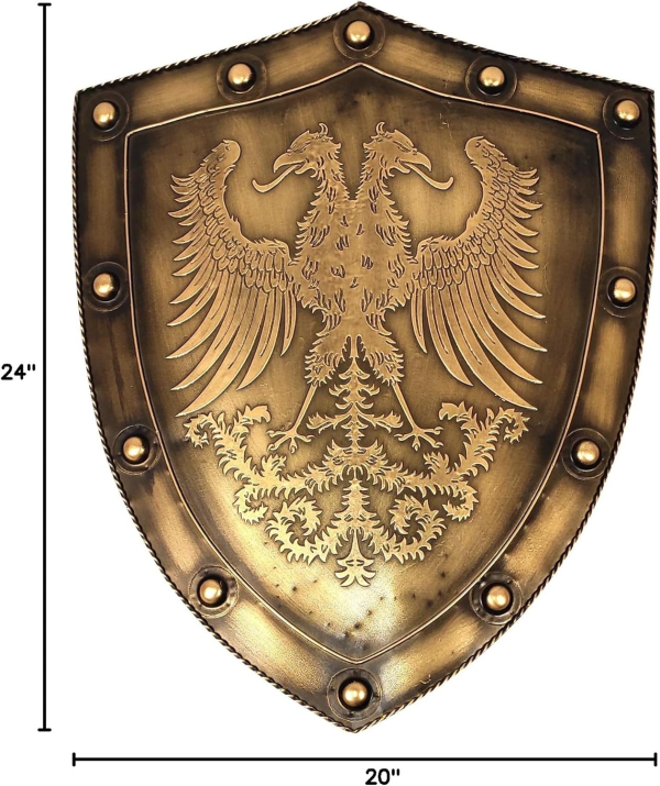 Medieval Holy Roman Empire Display Shield 24 Inch Wall Décor Decoration - Image 10