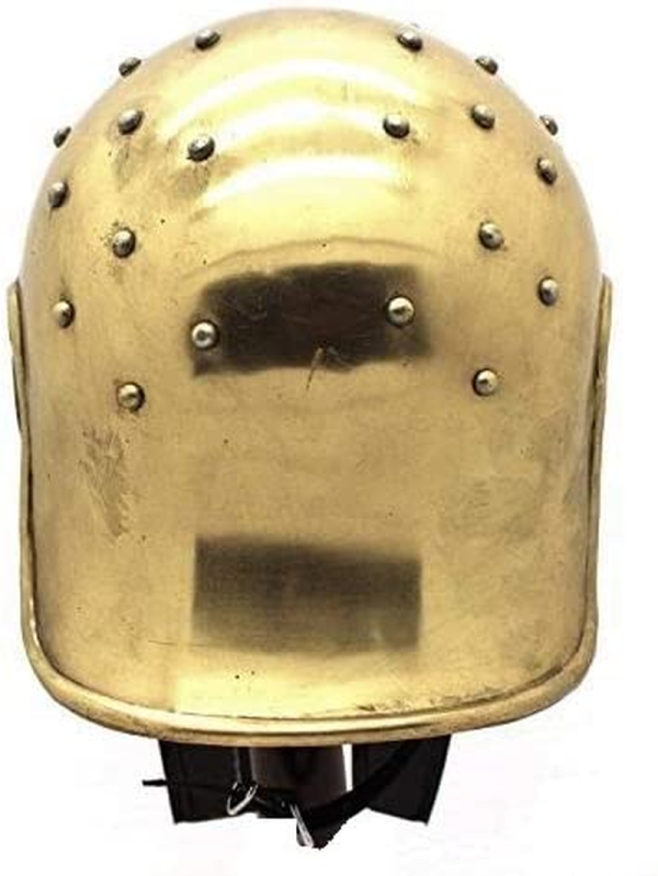 Real 18G Handmade Helmet of the Spaniard Maximus Roman Gladiator Armor. - Image 2