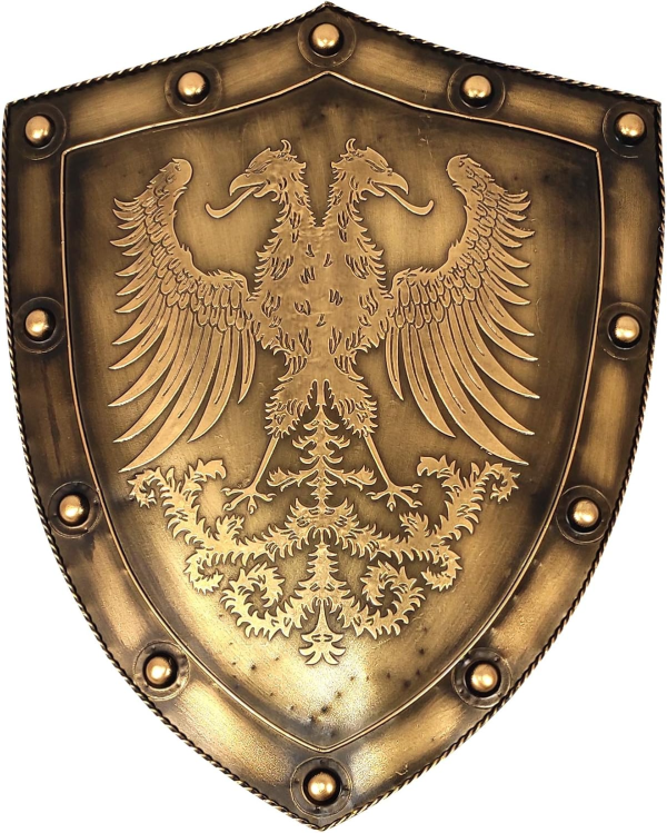 Medieval Holy Roman Empire Display Shield 24 Inch Wall Décor Decoration